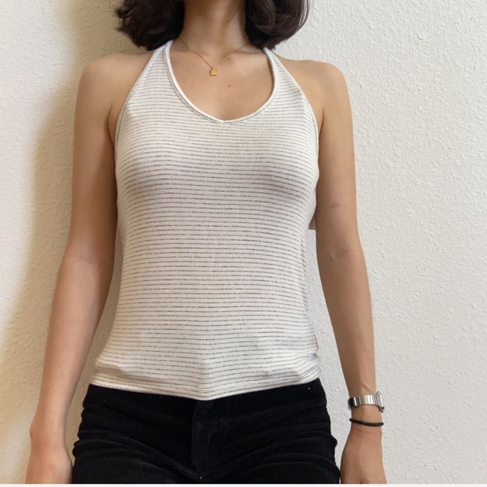 AE Striped halter top